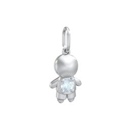 Little Boy Charm with Gemstone