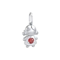 Little Girl Charm with Gemstone