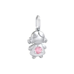 Little Girl Charm with Gemstone