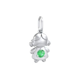 Little Girl Charm with Gemstone