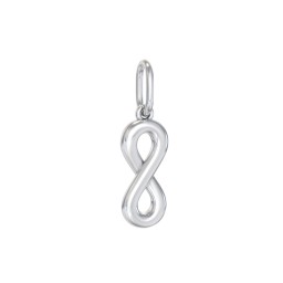 Vertical Infinity Charm in 925 Sterling Silver