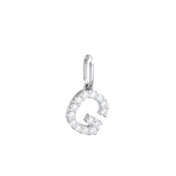 Pavé Initial Charm-G