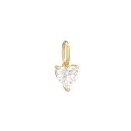 Heart Gemstone Charm