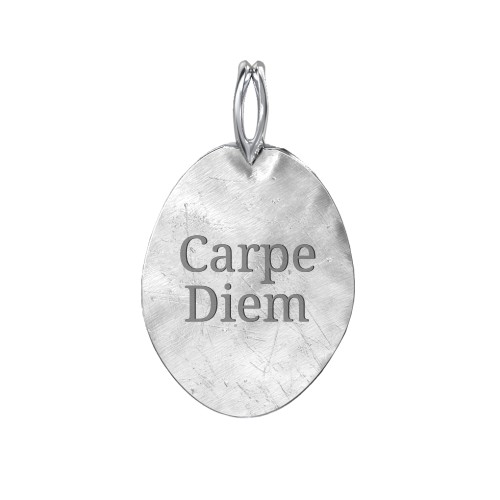 Men's Engravable Ancient Skull Pendant – Sterling Silver