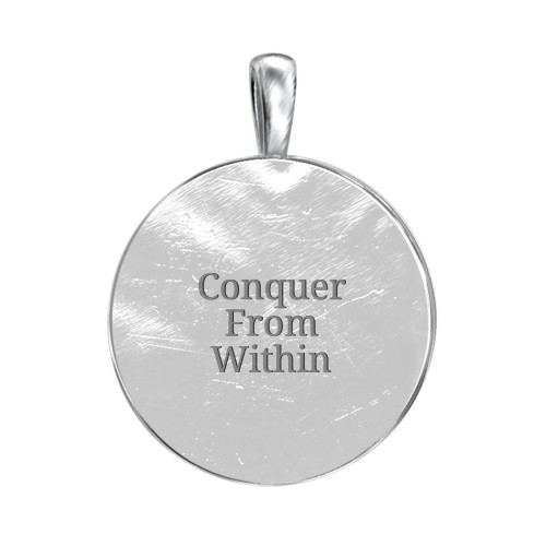Men's Engravable Compass Pendant – Sterling Silver