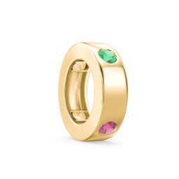 Multi-Gemstone Stacking Ring Charm