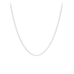 18" Cable Chain Necklace – Sterling Silver