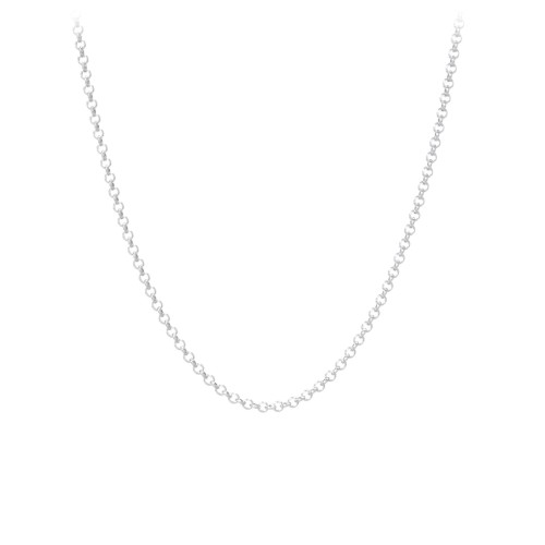18" Cable Chain Necklace – Sterling Silver
