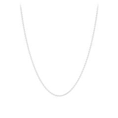 Gold Diamond Cut Cable Chain Necklace - 16"