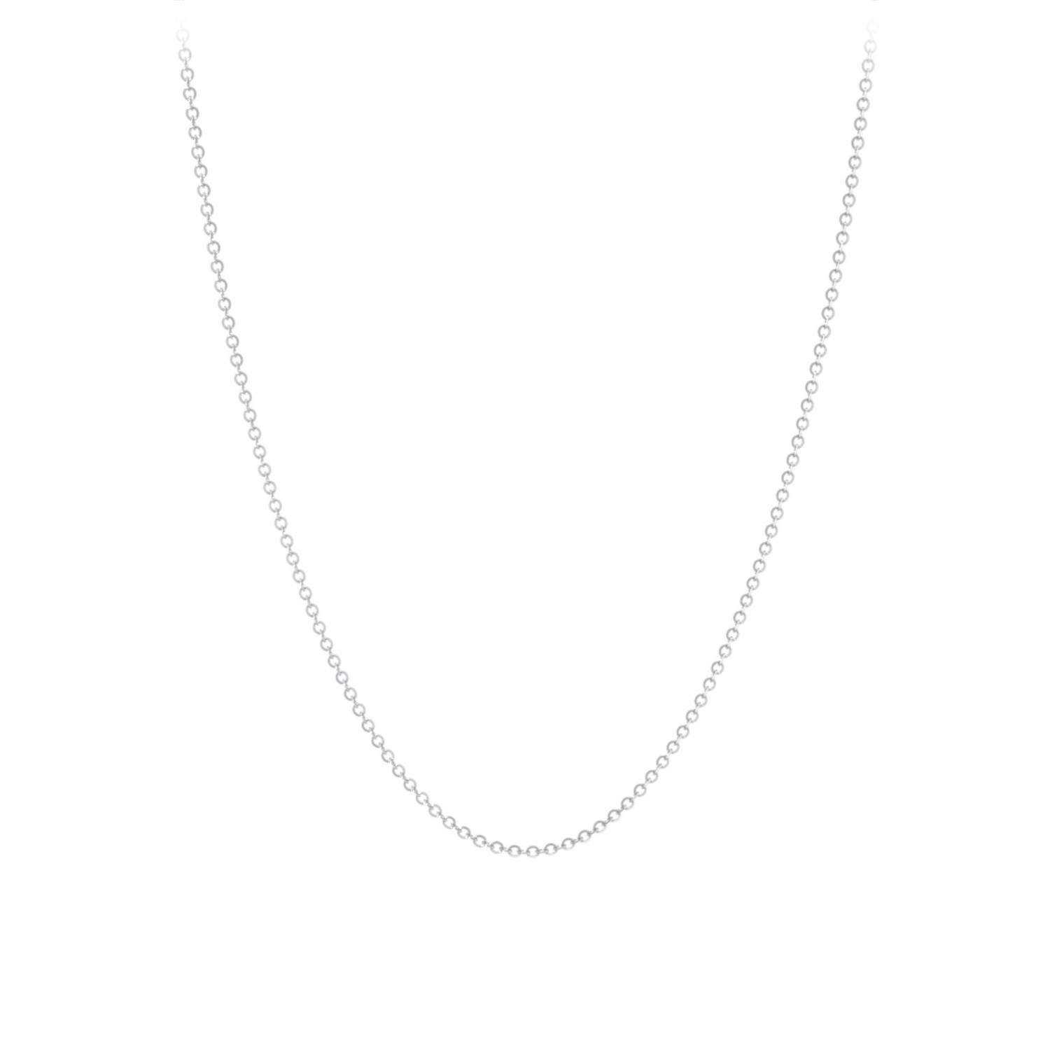 Gold Diamond Cut Cable Chain Necklace - 18"