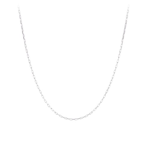 Sterling Silver 24" Long Box Chain Necklace – Sterling Silver