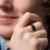 Men's Brushed Ceramic Ring with Beveled Edges – Ceramic
