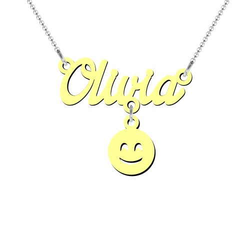 Kids Personalized Acrylic Name Necklace