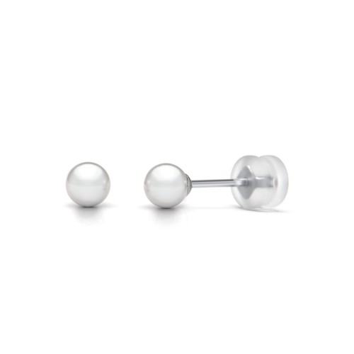Kids' Freshwater Pearl Stud Earrings – Sterling Silver