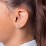 Kids Unicorn Stud Earrings – 10K White Gold