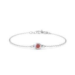 Kids and Baby Bezel Set Birthstone Bracelet