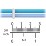 Engravable Vertical Bar Charm Silicone Bracelet Set - Double Style – Sterling Silver