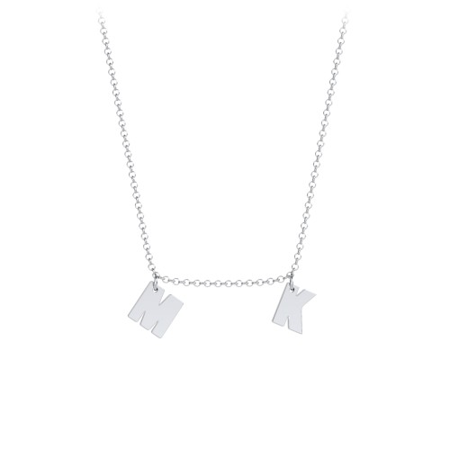 Kids Initial Necklace with 2 Letters