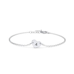 Kids and Baby Engravable Heart Bracelet – Sterling Silver