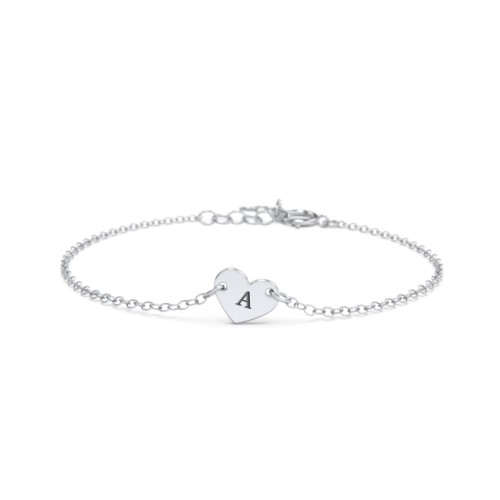 Kids and Baby Engravable Heart Bracelet – Sterling Silver