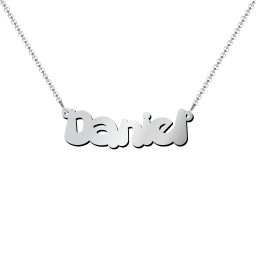 Kids Personalized Bubble Name Necklace