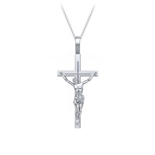 Kids Medium Crucifix Necklace