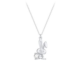 Kids Bunny Birthstone Critter Necklace