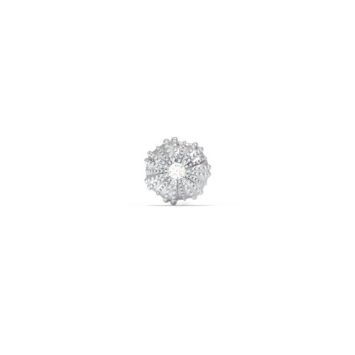 Ocean Collection Single Stud With Accent - Sea Urchin – Sterling Silver with Diamond