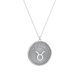 Taurus Coin Charm Necklace