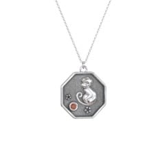 Year of the Monkey Engravable Zodiac Medallion Necklace