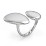 Pebble Statement Ring – Sterling Silver