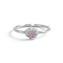 Sea Urchin Ring With Accent