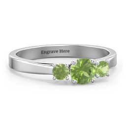 Three Stone Eternity Ring