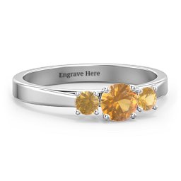 Three Stone Eternity Ring