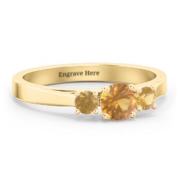 Three Stone Eternity Ring