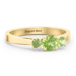 Three Stone Eternity Ring