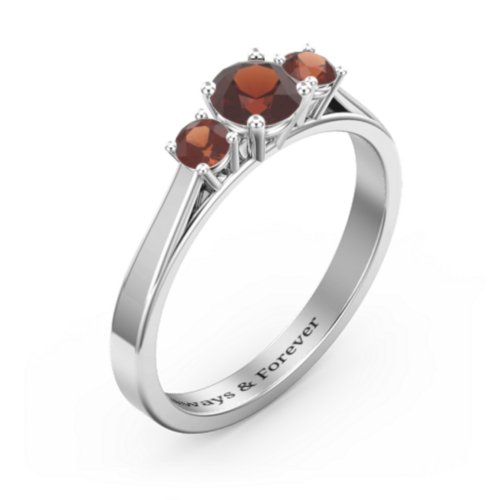 Three Stone Eternity Ring