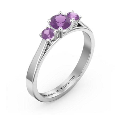 Three Stone Eternity Ring