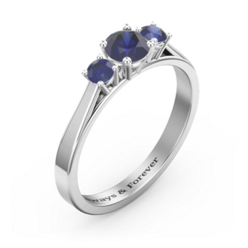 Three Stone Eternity Ring