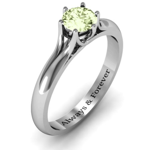 6 Prong Solitaire Ring