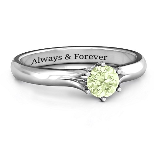 6 Prong Solitaire Ring