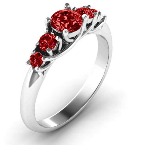5-Stone Graduated Ring