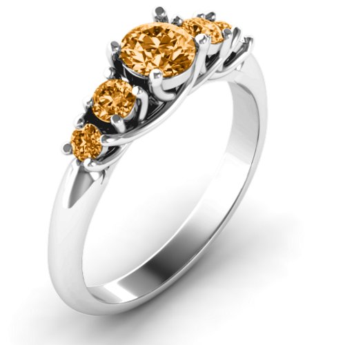 5-Stone Graduated Ring