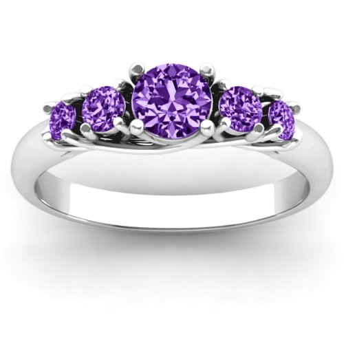 5-Stone Graduated Ring