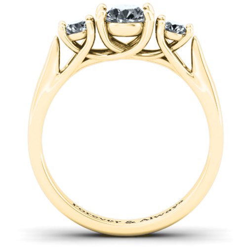 3-Stone Graduated Ring