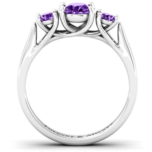 3-Stone Graduated Ring