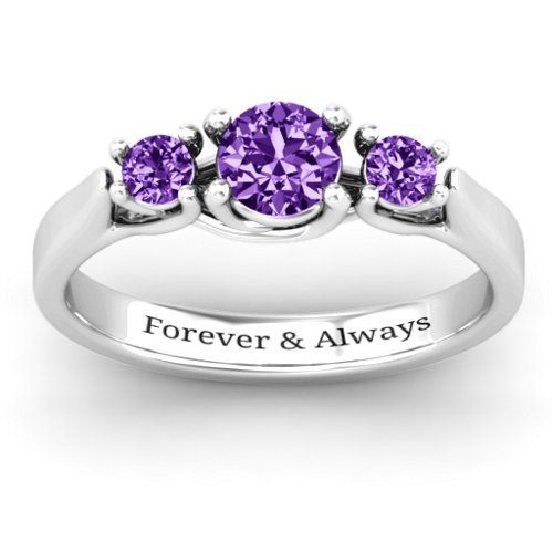 3-Stone Graduated Ring