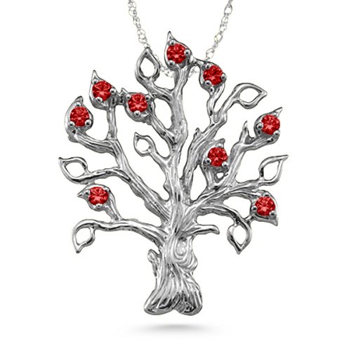 Family Tree 3-14 Stones Pendant