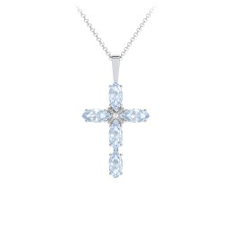 Marquise Cross Pendant