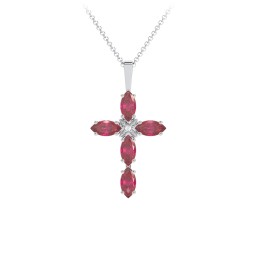 Marquise Cross Pendant